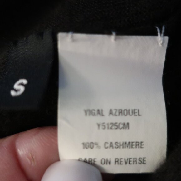 Womens Yigal Azrouel Brown 2Pc Set Cashmere Knit Tank Cardigan Sweater S * - Picture 14 of 16